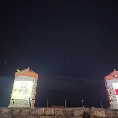 A Medieval Windmill Tower 2bedrooms In The Heart Of Old Town With Magnificent Panoramic Seaview And Cityview * Rhodes City